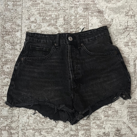Zara Pants - ZARA Black Denim Women's Shorts